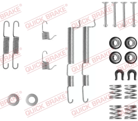 Accessory Kit, brake shoes
